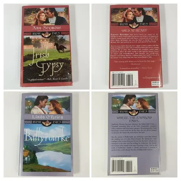 Irish Eyes Romance Paperback Book Complete Series Historical Romance Lot of 16